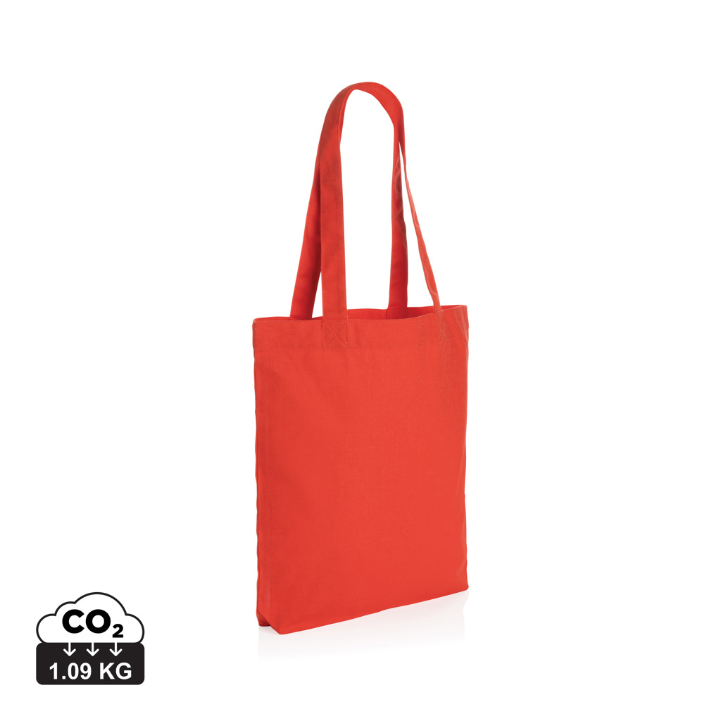 Sac cabas publicitaire en toile recyclée 285g - Impact luscious red